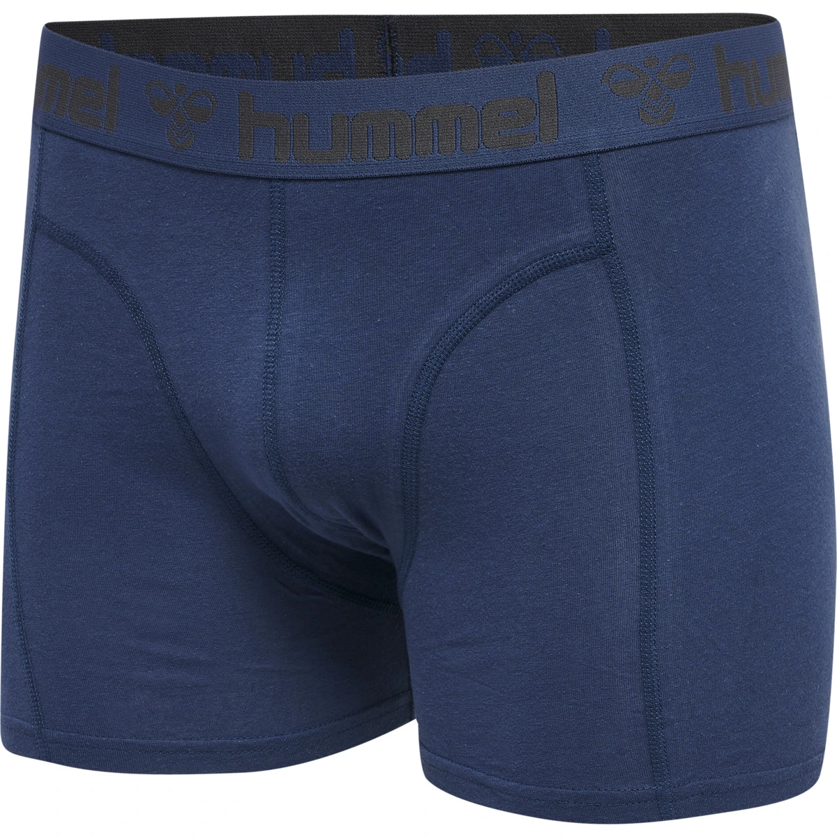 HUMMEL hmlMARSTON_4_PACK_BOXERS 215796 2136 BLACK/INSIGINA BLUE