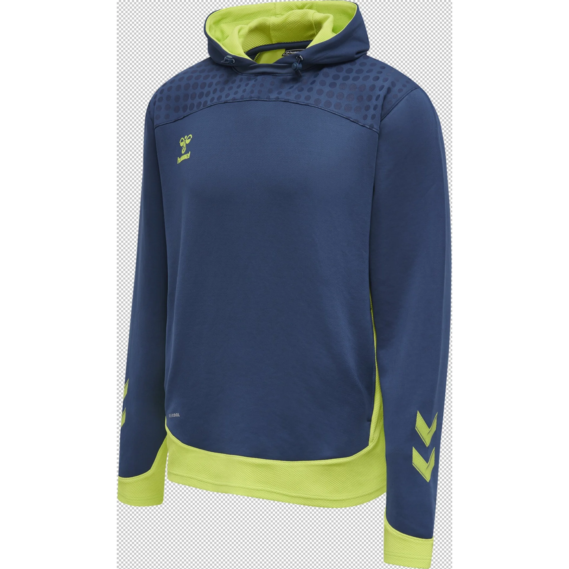 HUMMEL Herren_Kapuzensweat_hmlLEAD_POLY 207409 7642 DARK DENIM