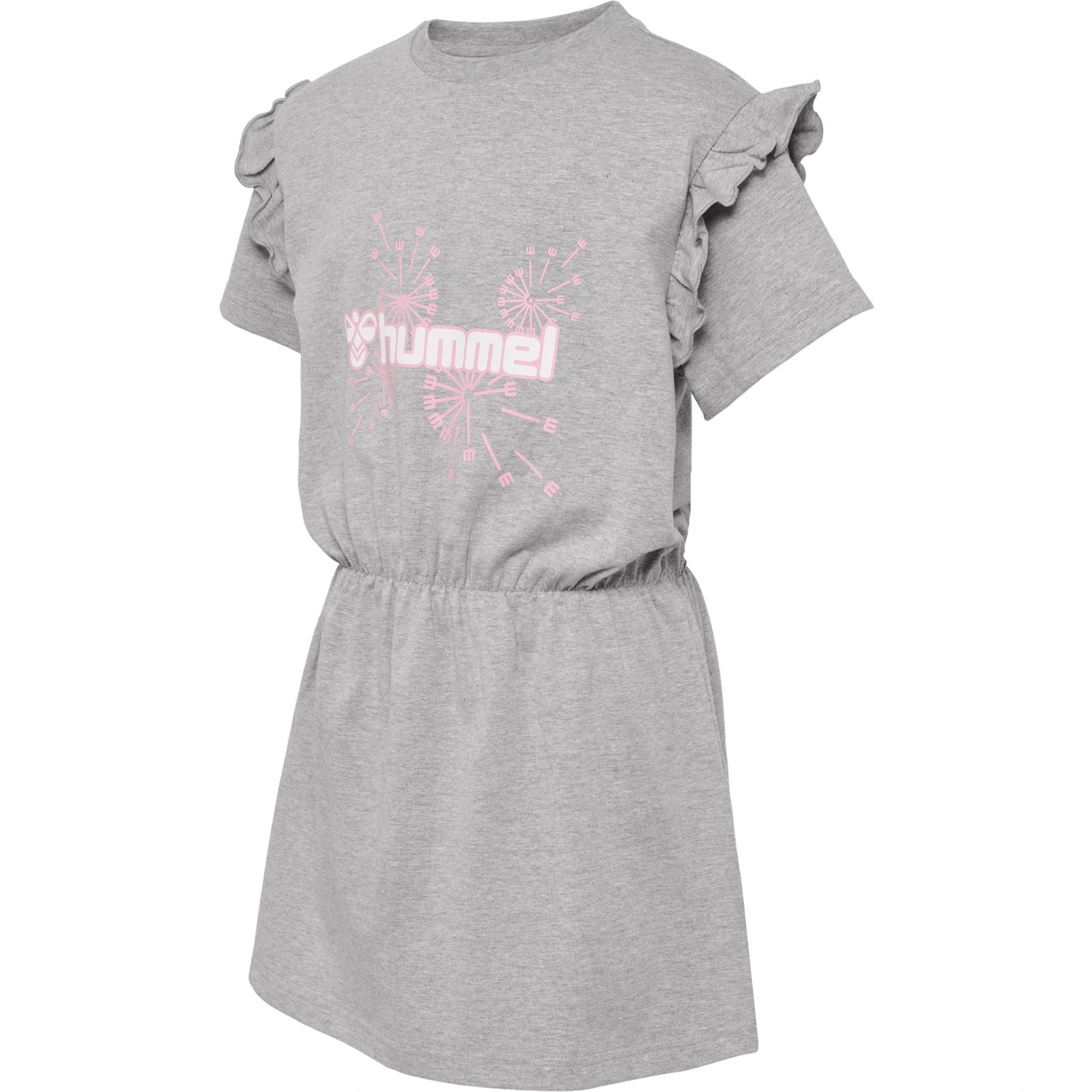 HUMMEL hmlJASMIN_DRESS_S_S___GREY_MELANGE___116 217613 2006 GREY MELANGE