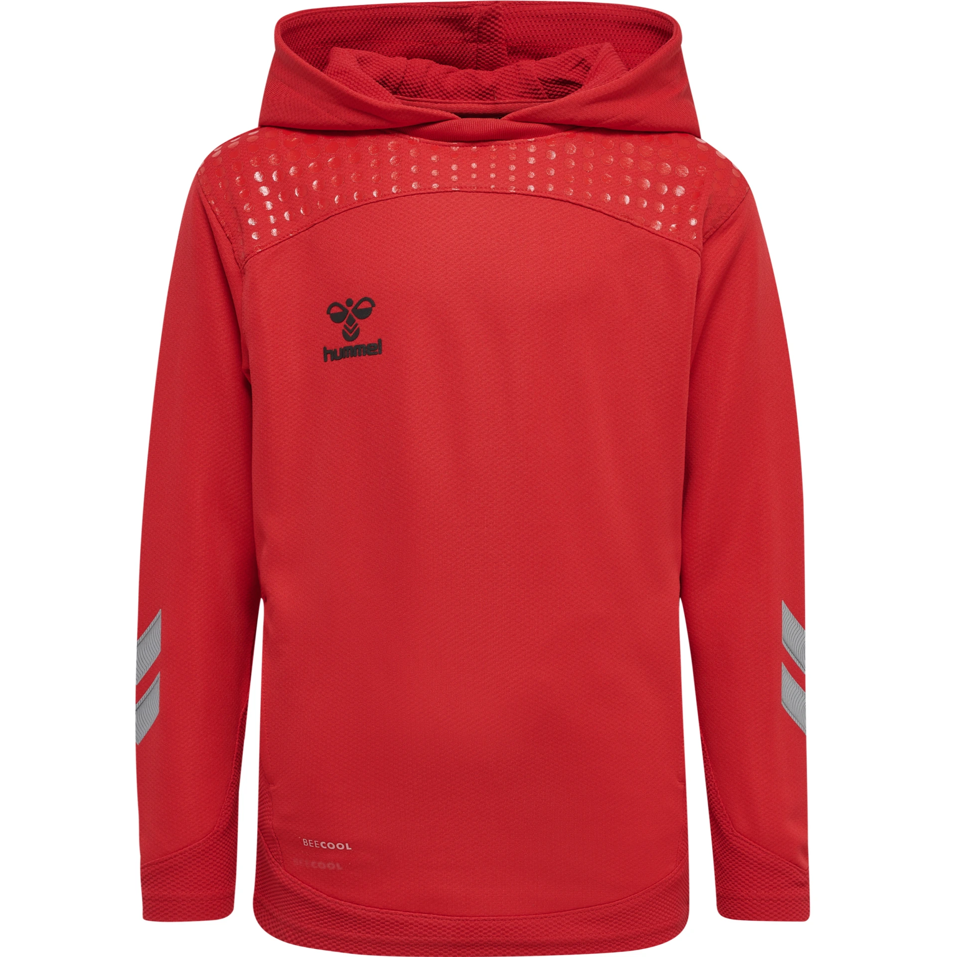HUMMEL hmlLEAD_POLY_HOODIE_KIDS 207410 3062 TRUE RED