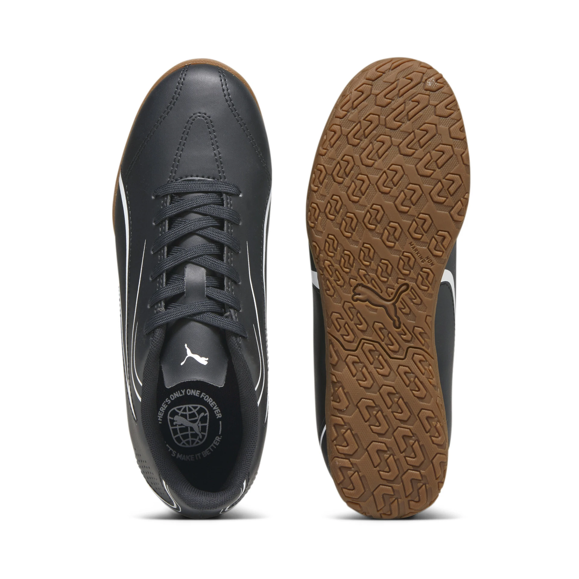 PUMA VITORIA_IT_Jr 107488 001 PUMA BLACK-PUMA WHITE