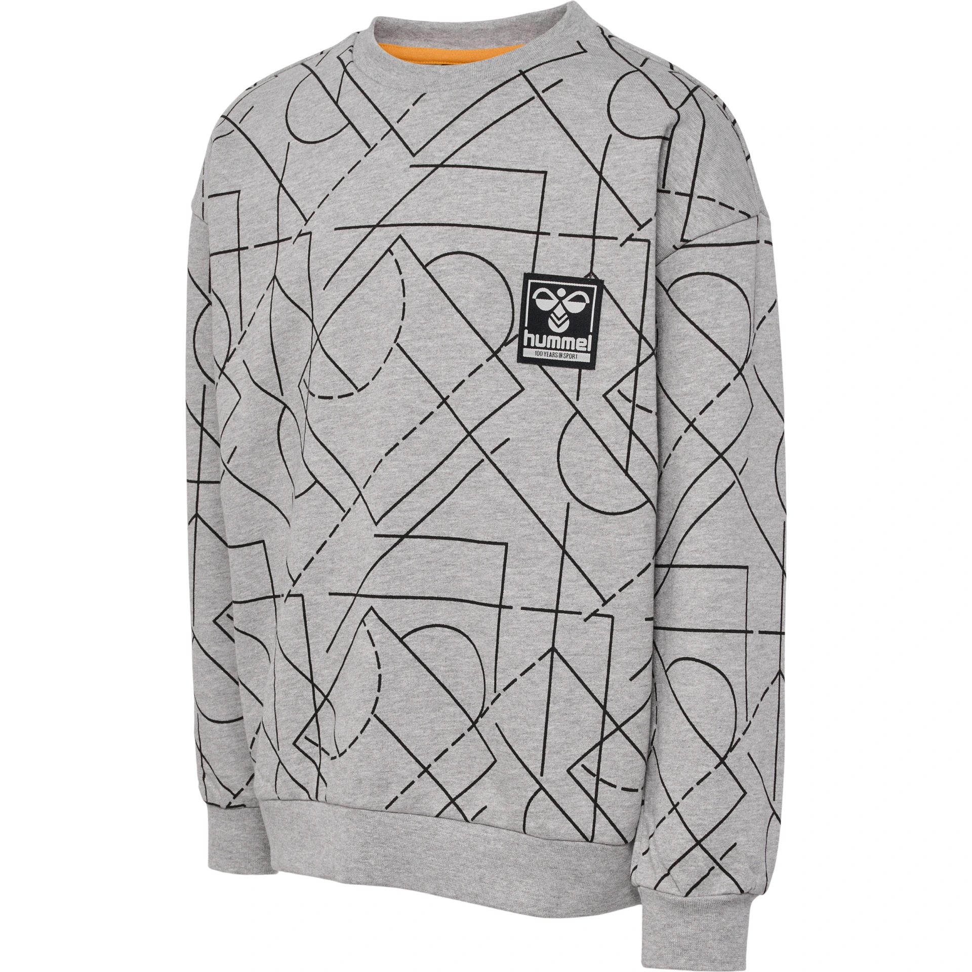 HUMMEL hmlTREVOR_SWEATSHIRT___GREY_MELANGE___152 217646 2006 GREY MELANGE