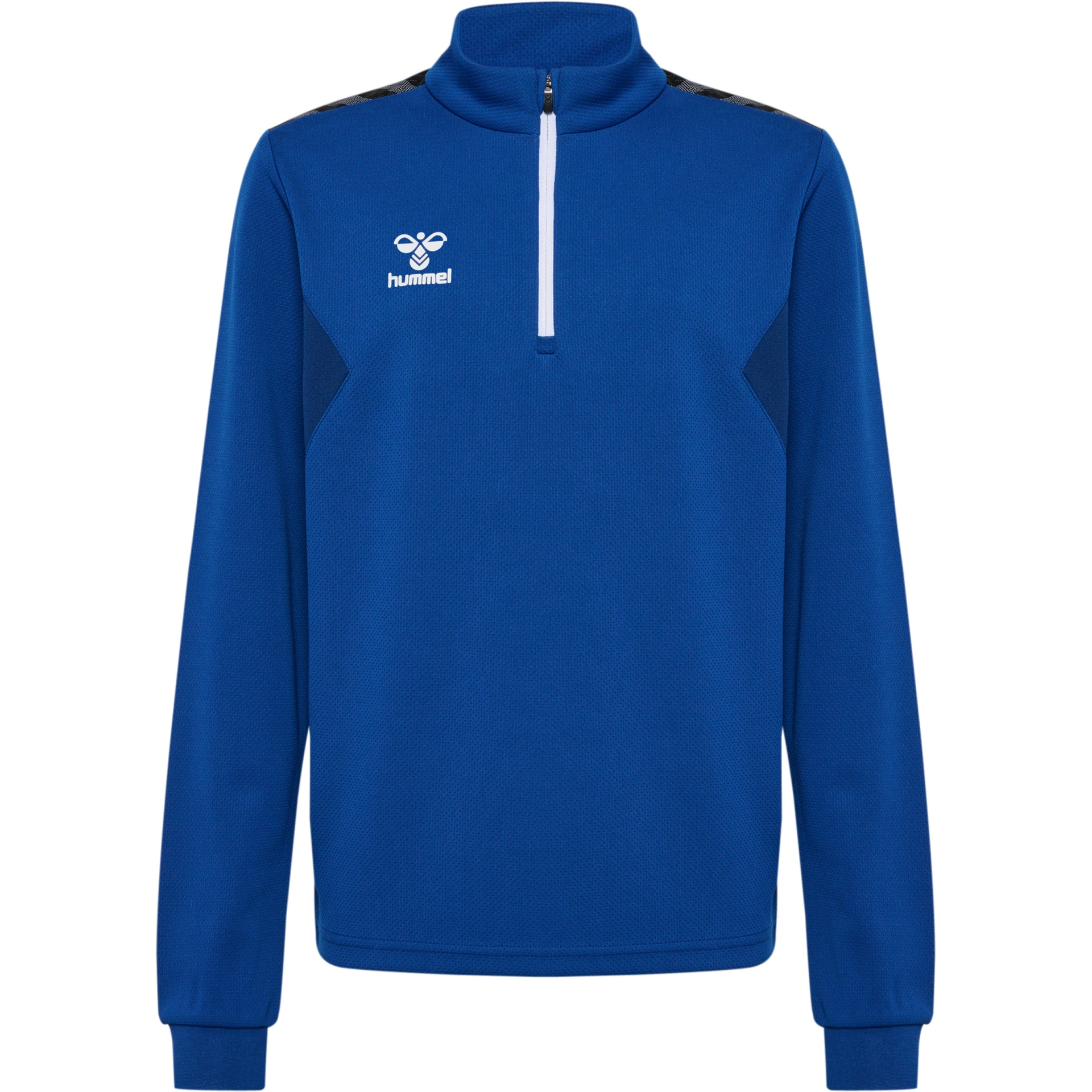 HUMMEL hmlAUTHENTIC_HALF_ZIP_SWEAT_KIDS 219974 7045 TRUE BLUE