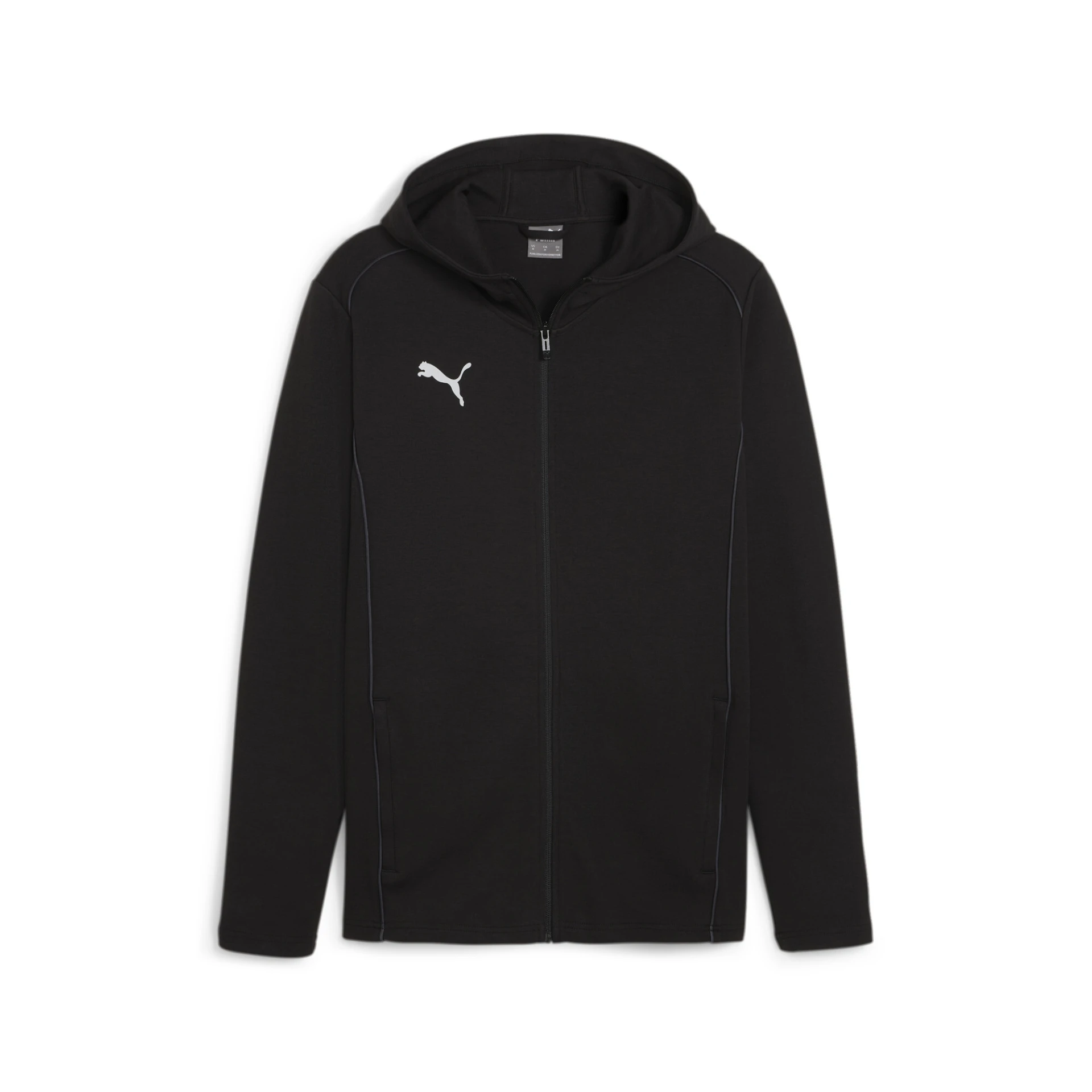 PUMA teamFINAL_Casuals_Hooded_Jkt 658528 003 PUMA Black-PUMA Silver