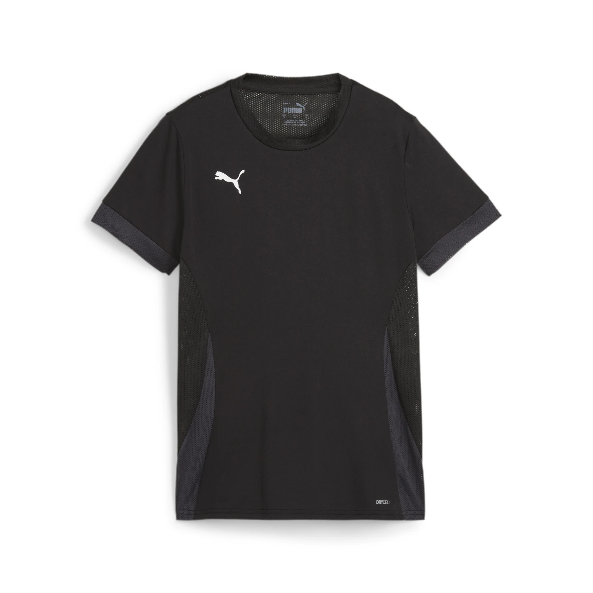 PUMA teamGOAL_Matchday_Jersey_Wmns 705749 003 PUMA Black-PUMA White-Flat