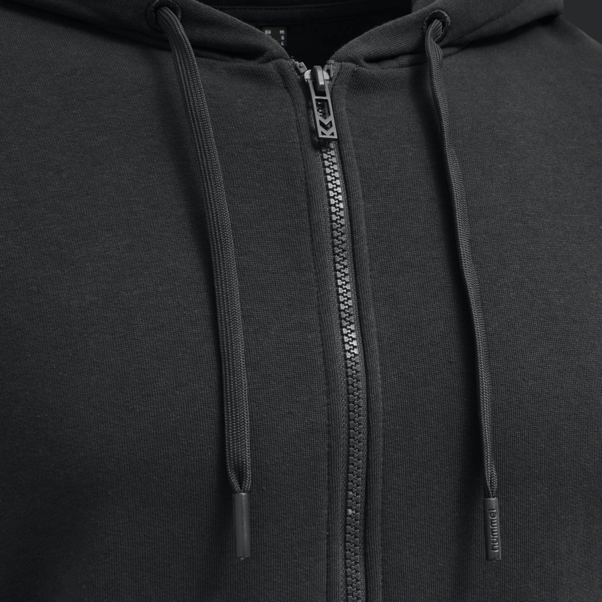 HUMMEL hmlLEGACY_ZIP_HOODIE_PLUS 218422 2001 BLACK