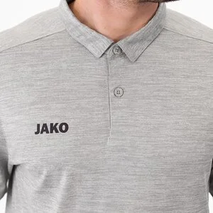 JAKO Herren_Polo_Premium_Basics A4T023HR6329 40 hellgrau meliert