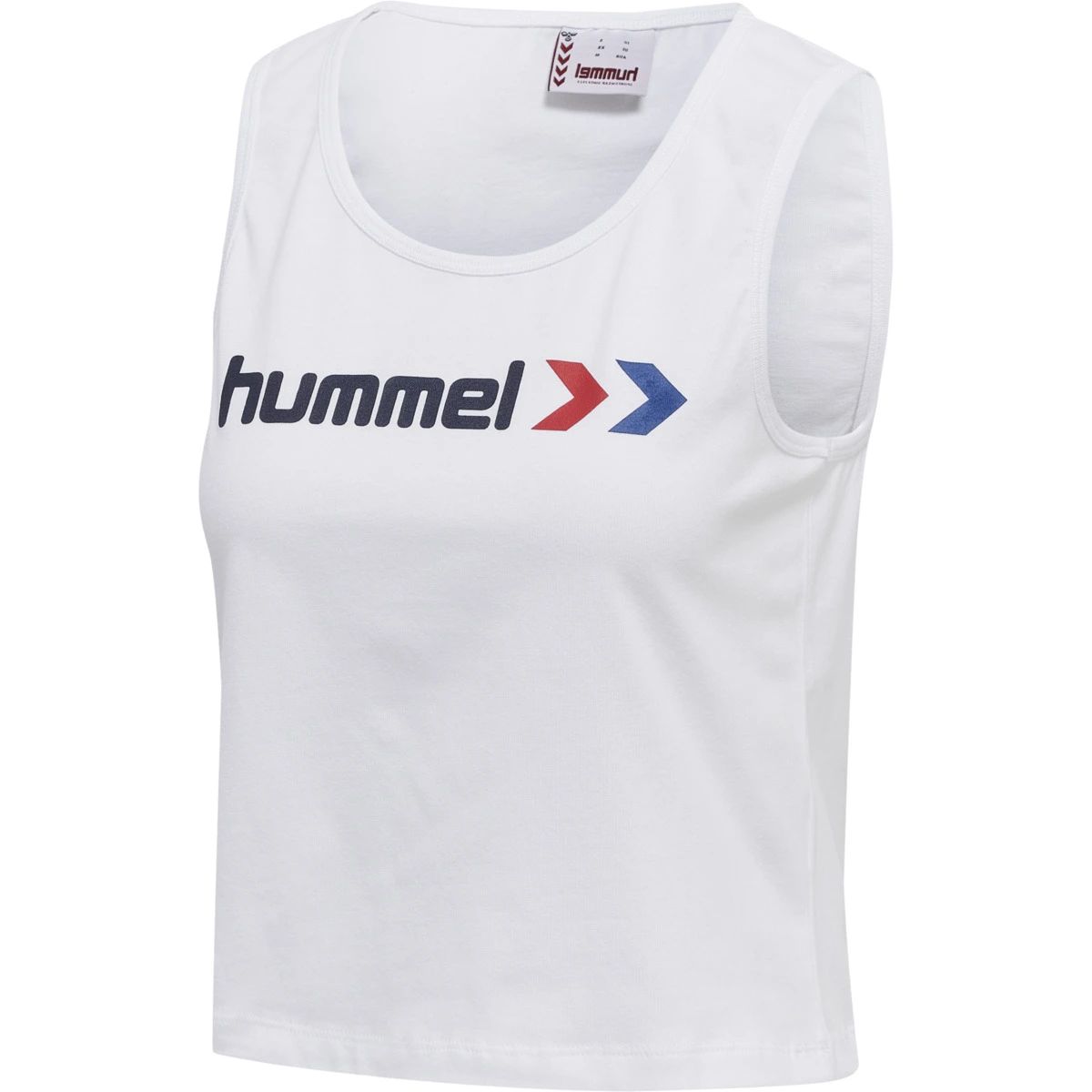 HUMMEL Damen_Shirt_hmlIC_TEXAS_CROPPED_TANKTOP 214323 9073 WHITE/PEACOAT