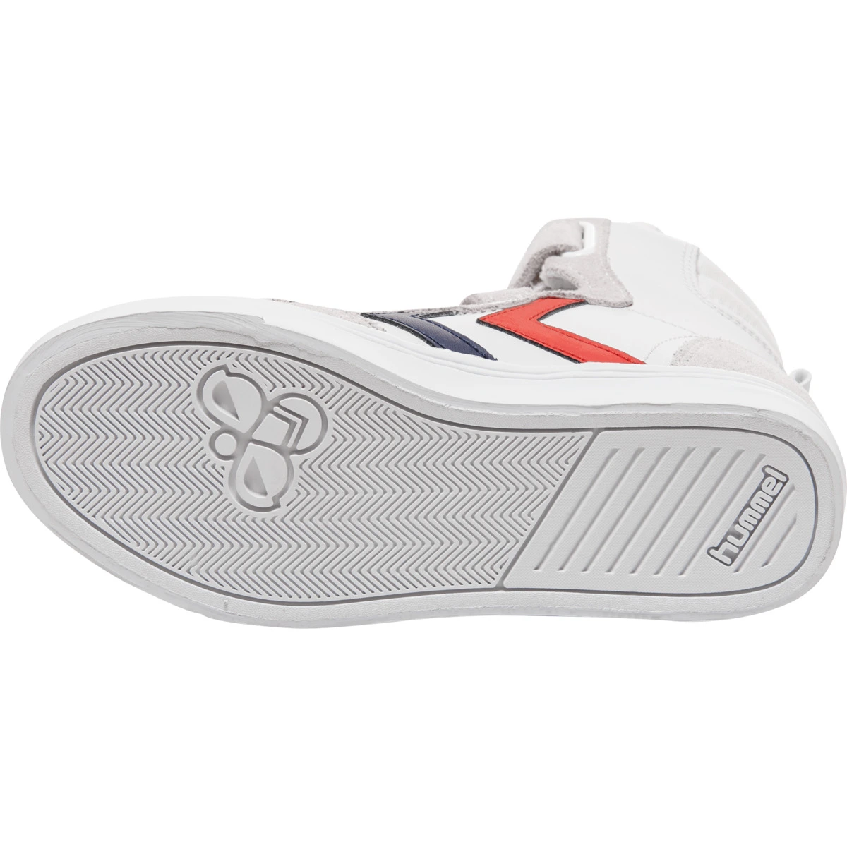 HUMMEL SLIMMER_STADIL_LEATHER_HIGH_JR 204494 9001 WHITE