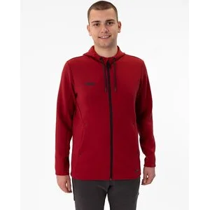 JAKO Herren_Kapuzenjacke_Premium_Basics A4T023HR6829 01 rot meliert