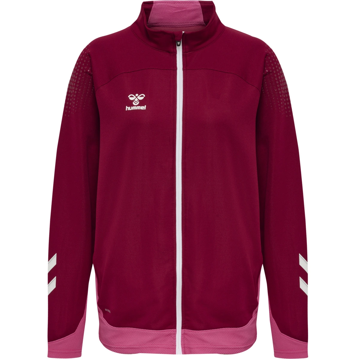 HUMMEL HUMMEL_Damen_Sweatshirt_hml_LEAD_WOMEN_POLY_ZIP 211854 3584 BIKING RED