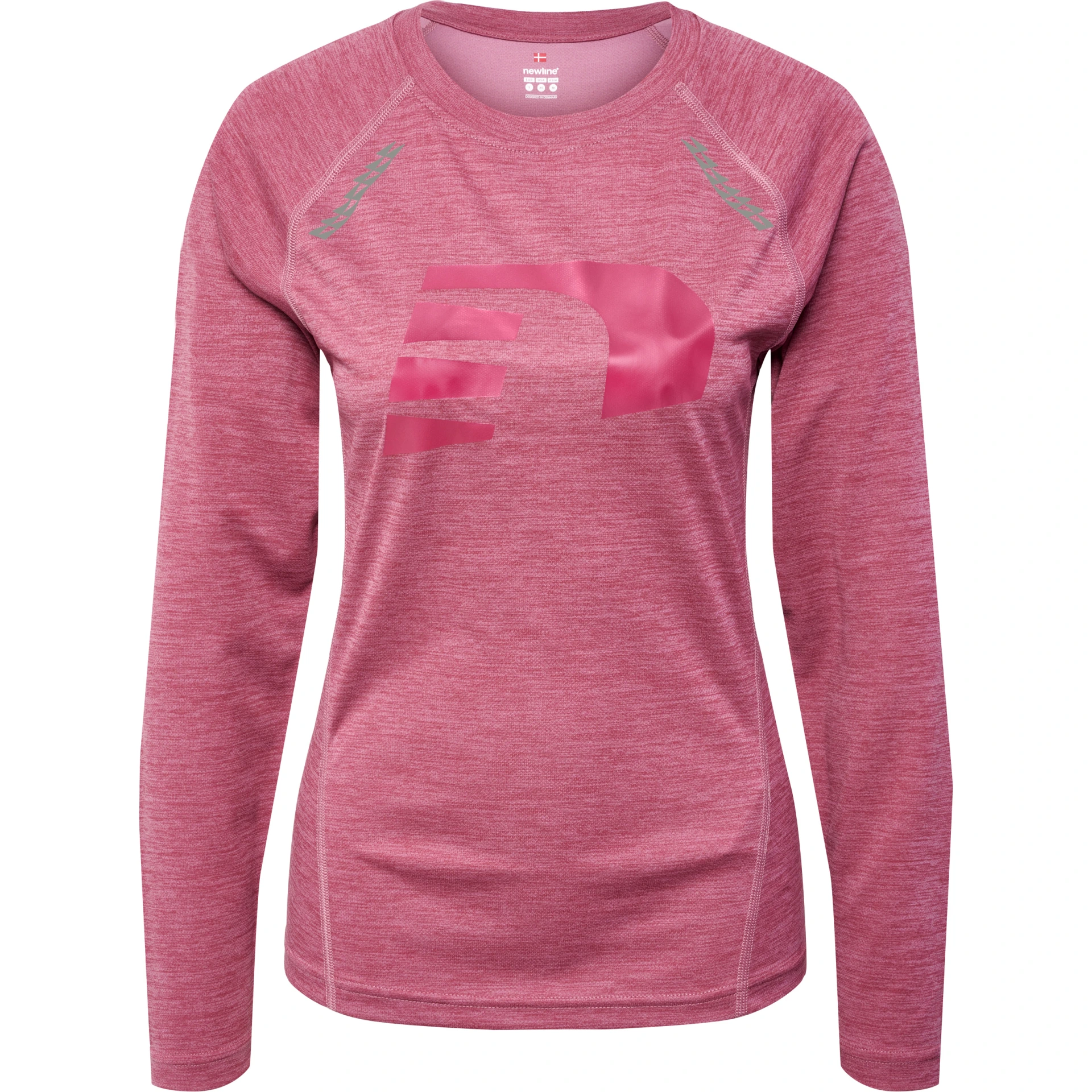 NEWLINE nwlORLANDO_T_SHIRT_L_S_WOMAN___DRY_ROSE_MELANGE___L 500303 3172 DRY ROSE MELANGE