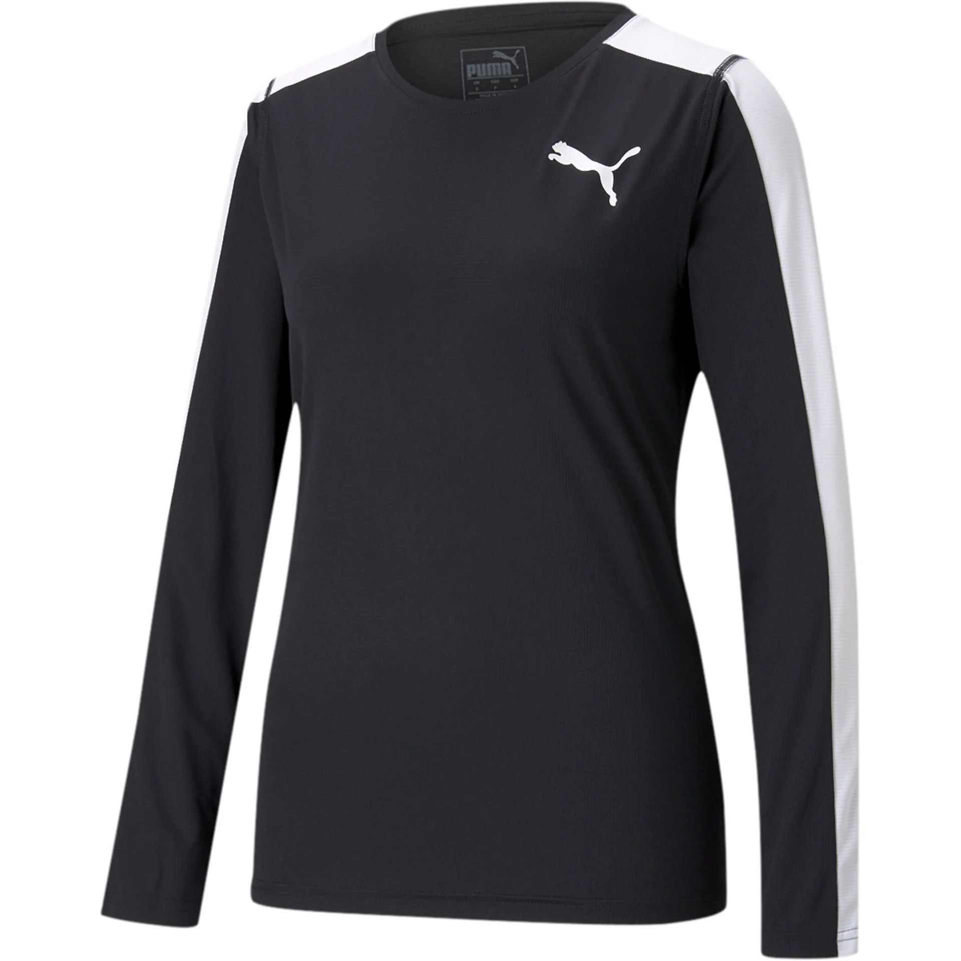 PUMA Cross_the_Line_LS_W 519599 001 PUMA BLACK-PUMA WHITE