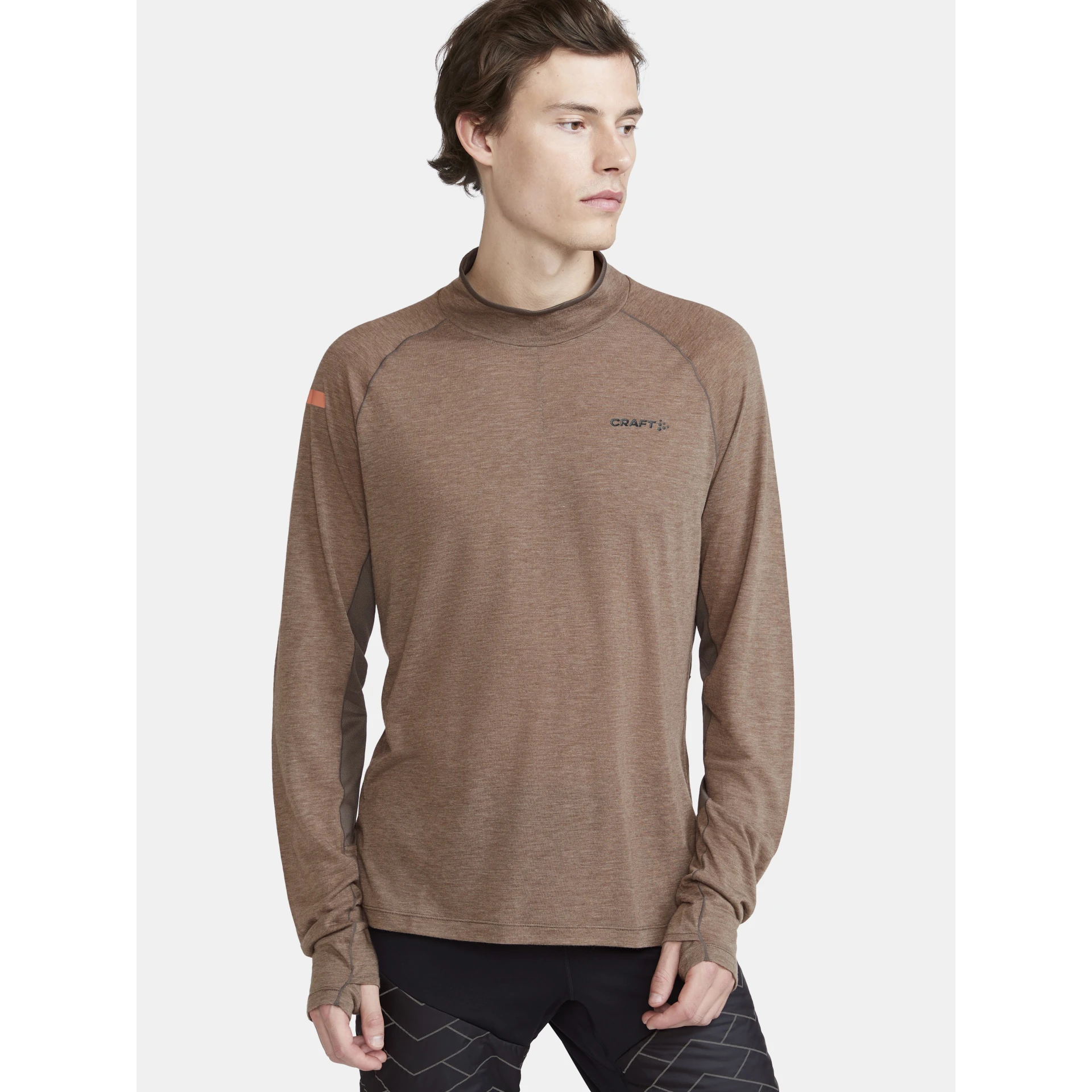 CRAFT ADV_SubZ_Wool_LS_Tee_2_M 1911332 244200 DK CLAY-MELANGE