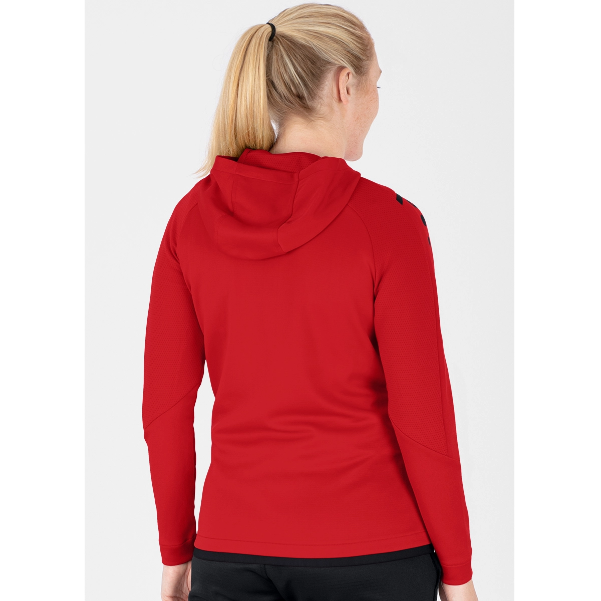 JAKO Kapuzenjacke_Challenge 6821K 101 rot/schwarz