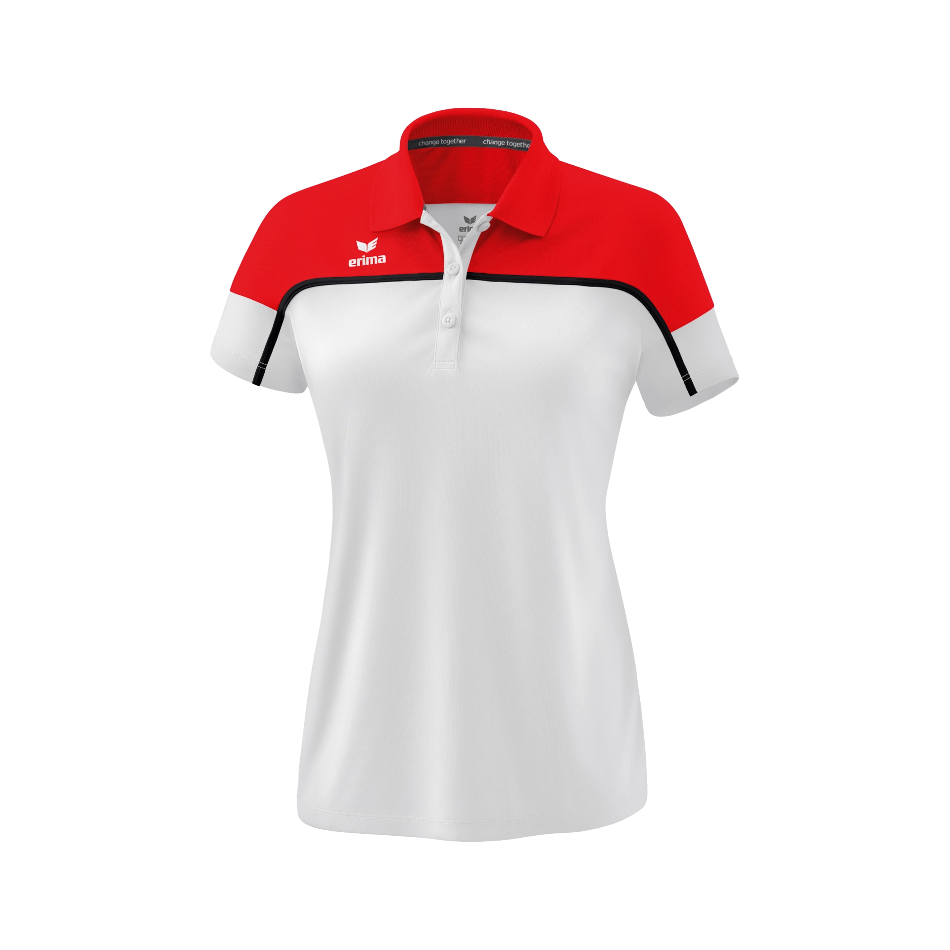 ERIMA CHANGE_by_erima_Poloshirt 1112315 011251 white/red/black