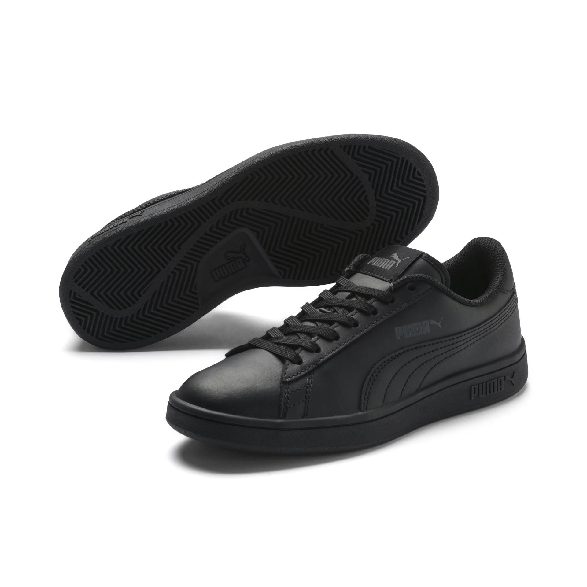 PUMA Kinder_Freizeitschuhe_Puma_Smash_v2_L 365170 001 PUMA BLACK-PUMA BLACK