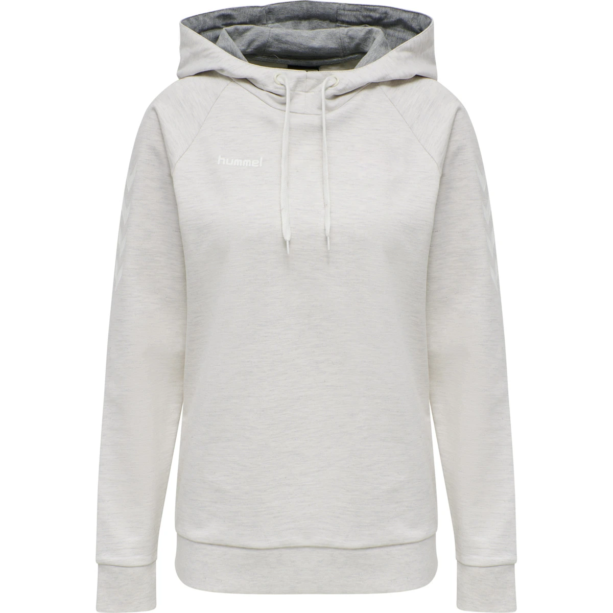 HUMMEL Damen_Kapuzensweat_GO 203510 9158 EGRET MELANGE