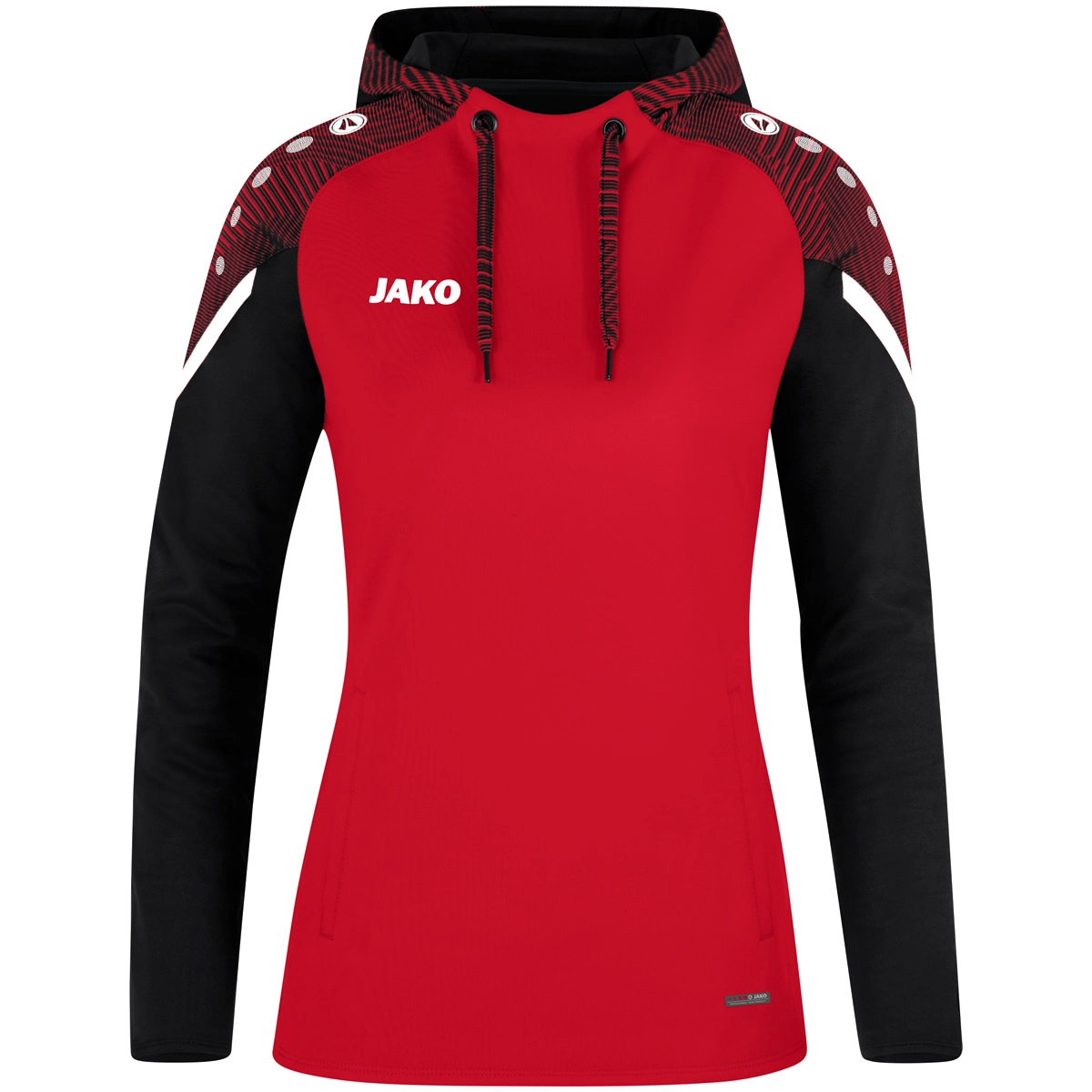 JAKO Kapuzensweat_Performance 6722D 101 rot/schwarz