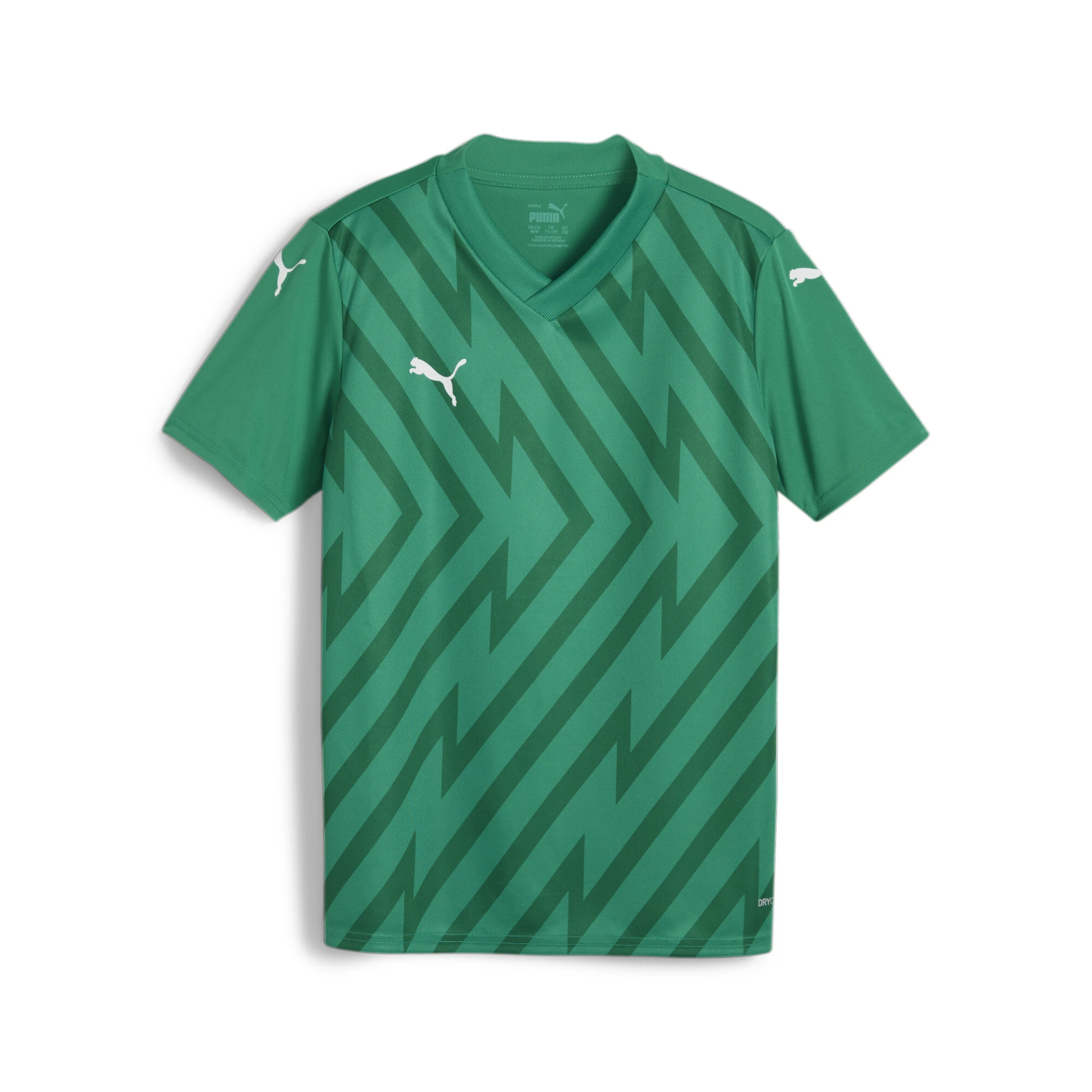 PUMA teamGLORY_Jersey_Jr 705741 005 Sport Green-PUMA White-Pow