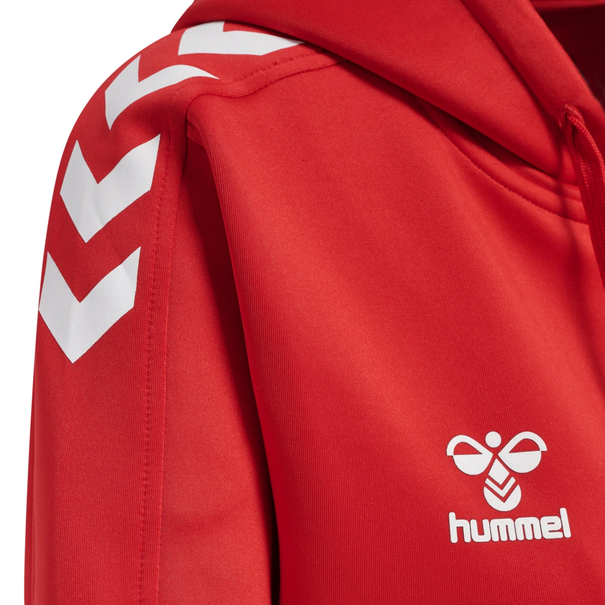 HUMMEL HUMMEL_Female_hmlCORE_XK_POLY_ZIP_HOOD_SWEAT_WOMAN 212650 3062 TRUE RED