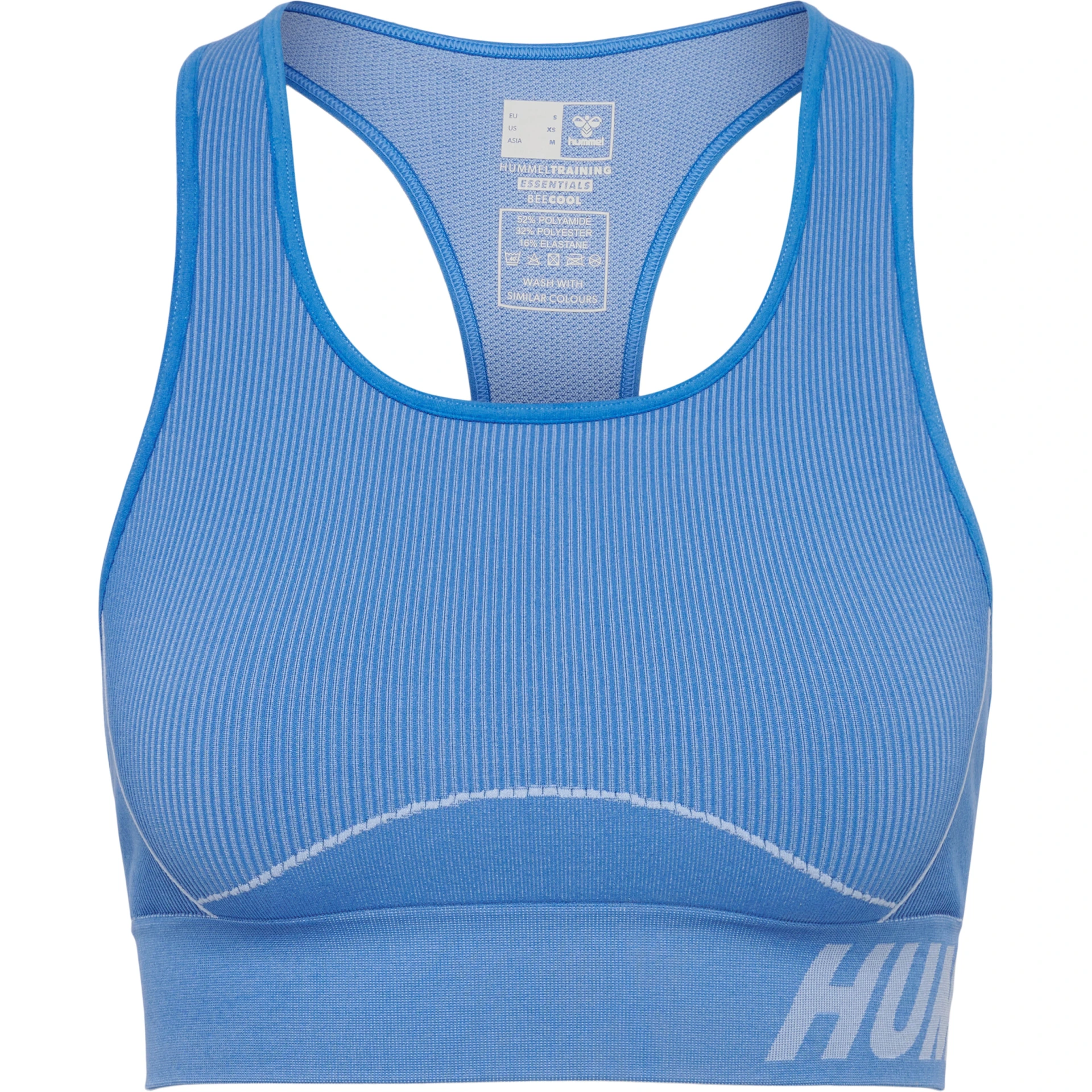 HUMMEL hmlTE_CHRISTEL_SEAMLESS_SPORTS_TOP___RIVIERA_BLUE_BELL_MELANGE___XS 213753 7216 RIVIERA/BLUE BELL MELANGE