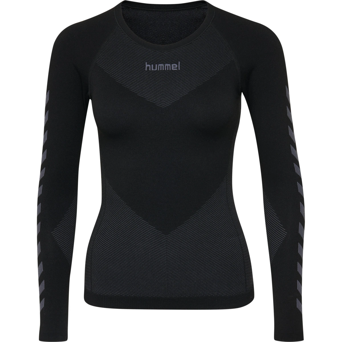 HUMMEL Damen_Hemd__FIRST_SEAMLESS_JERSEY_L_S_WOMAN 202645 2001 BLACK