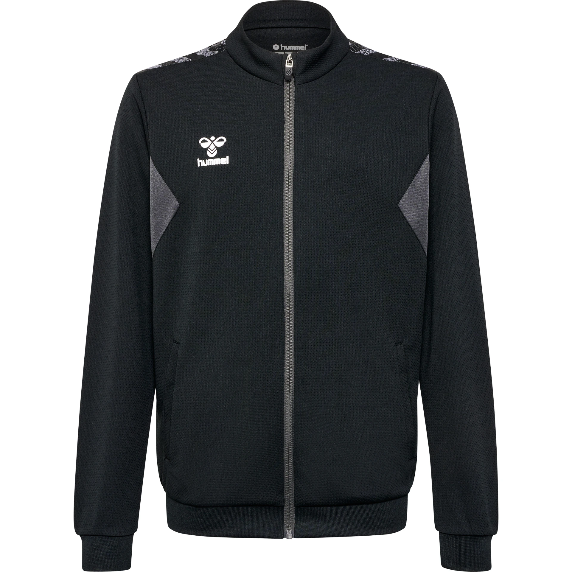 HUMMEL hmlAUTHENTIC_PL_ZIP_JACKET_KIDS 219983 2001 BLACK