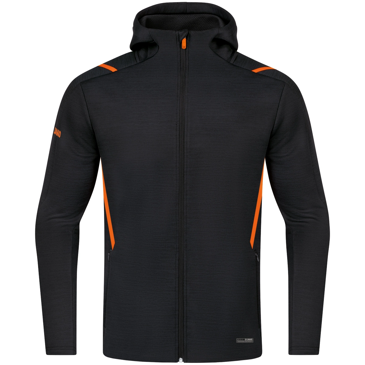 506 schwarz meliert/neonorange