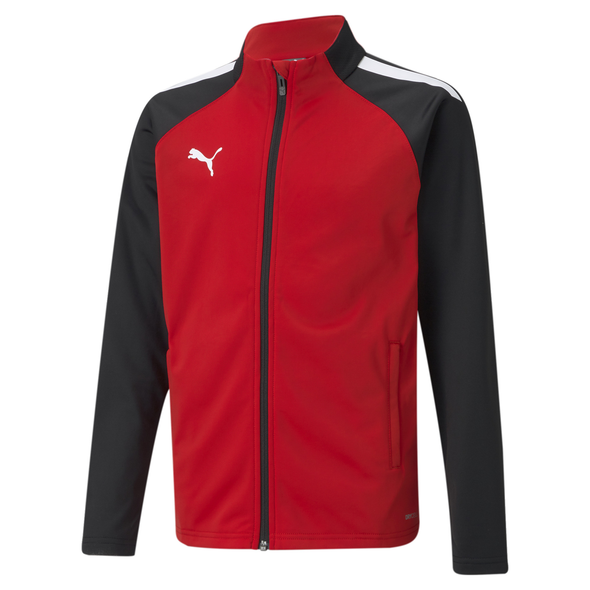 PUMA teamLIGA_Training_Jacket_Jr 657235 001 PUMA RED-PUMA BLACK