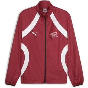 PUMA Herren_Blouson_SFV_Prematch_Woven_Jacket 773985 008 TEAM REGAL RED-PUMA WHITE