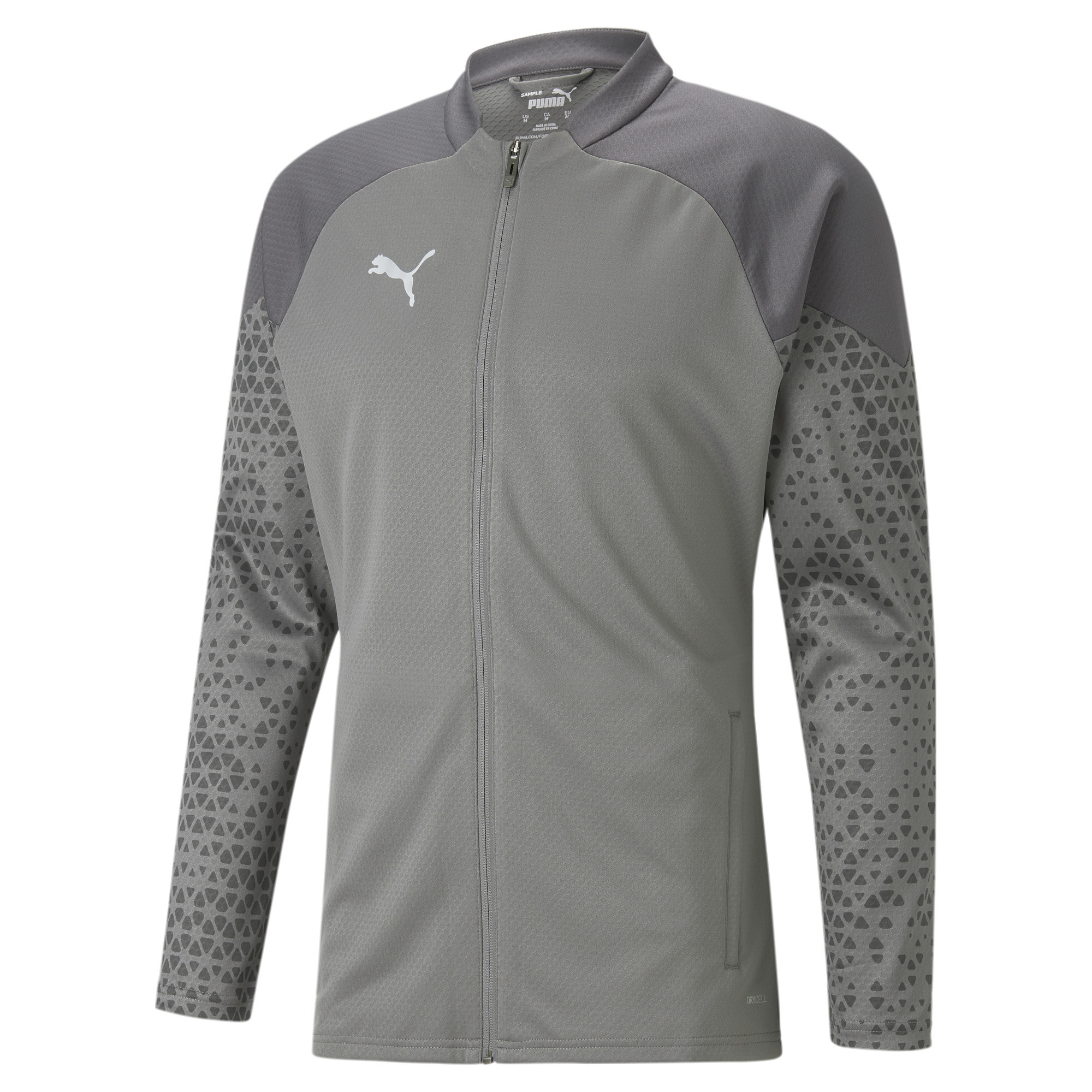 PUMA teamCUP_Training_Jacket 657983 013 FLAT MEDIUM GRAY