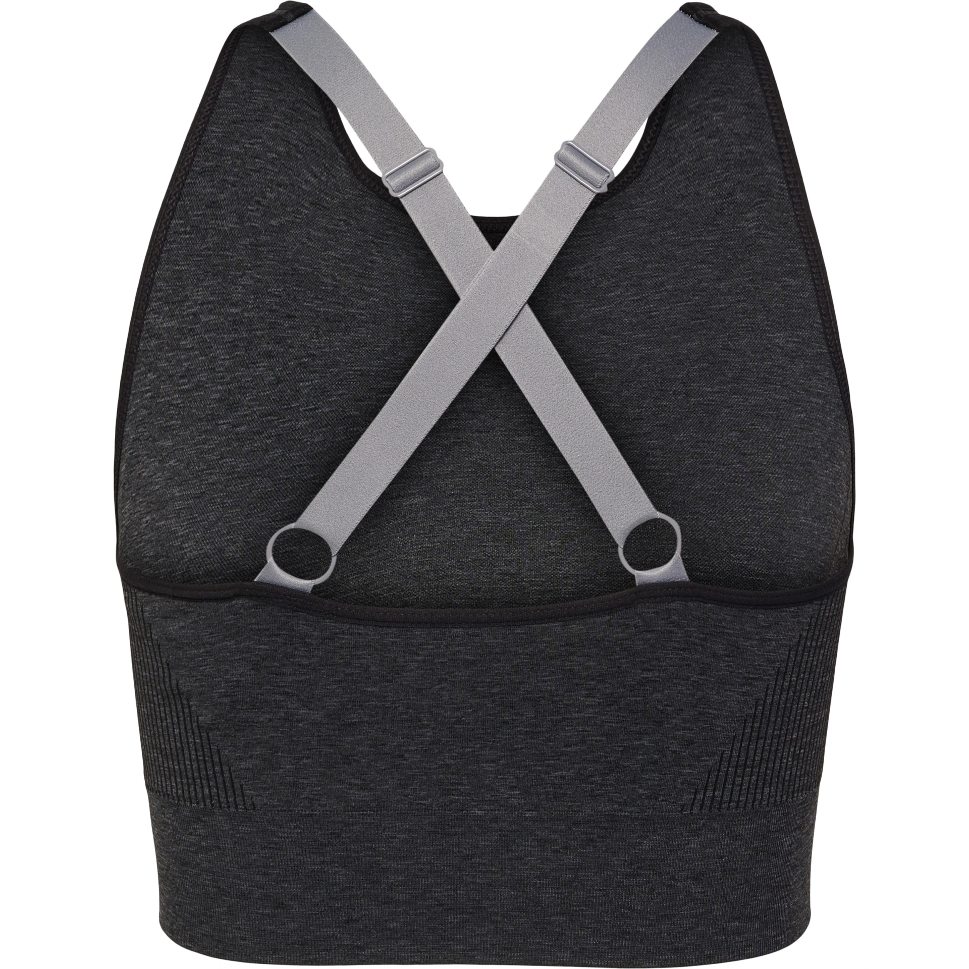 HUMMEL hmlMT_HANA_20_SEAMLESS_SPORTS_TOP___BLACK_MELANGE___S 219433 2508 BLACK MELANGE