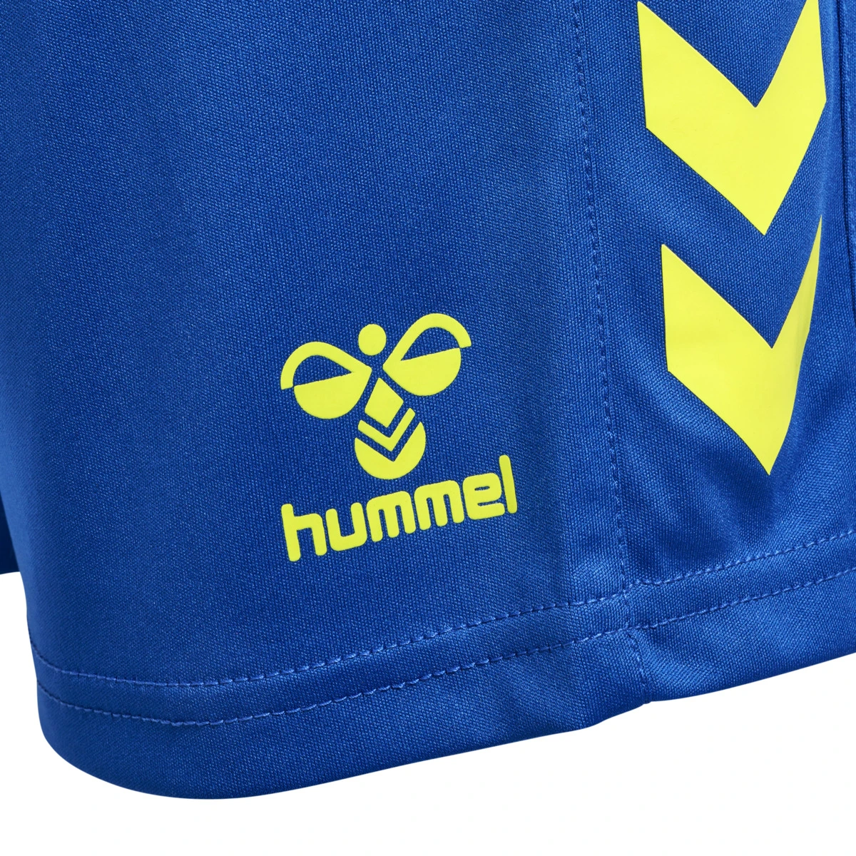 HUMMEL hmlCORE_XK_POLY_SHORTS_KIDS 211467 8606 TRUE BLUE/BLAZING YELLOW