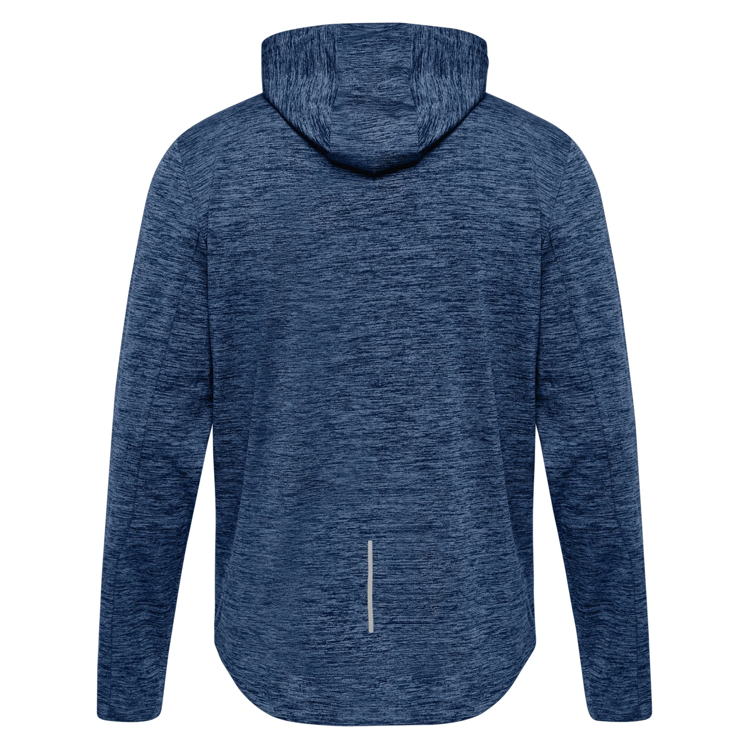 HUMMEL hmlASTON_ZIP_HOODIE 206488 2995 BLACK IRIS MELANGE