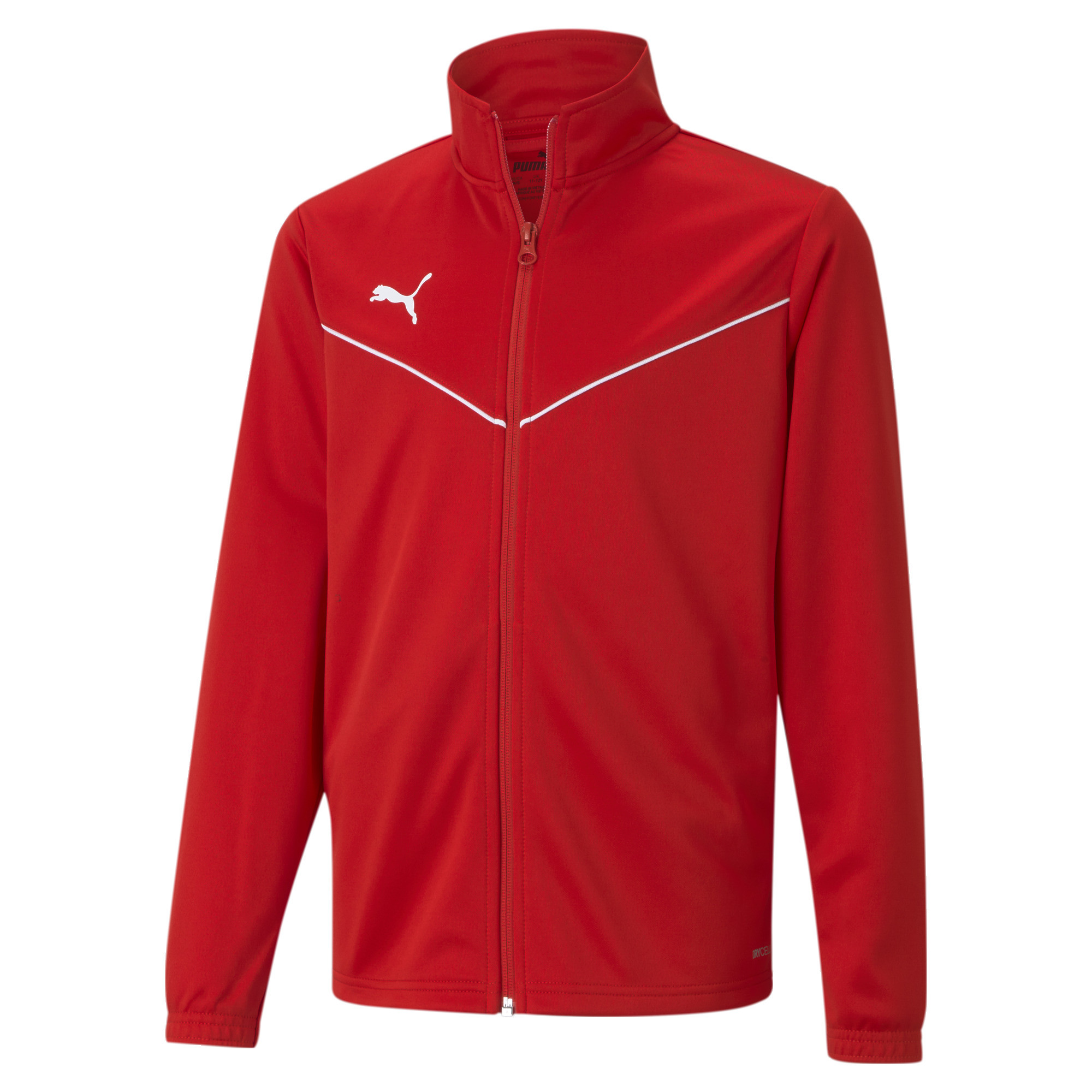 PUMA teamRISE_Training_Poly_Jacket_Jr 657393 001 PUMA RED-PUMA WHITE