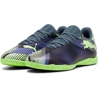PUMA Herren_Fussball_Hallenschuhe_FUTURE_7_PLAY_IT 107942 003 Gray Skies-Elektro Purple-