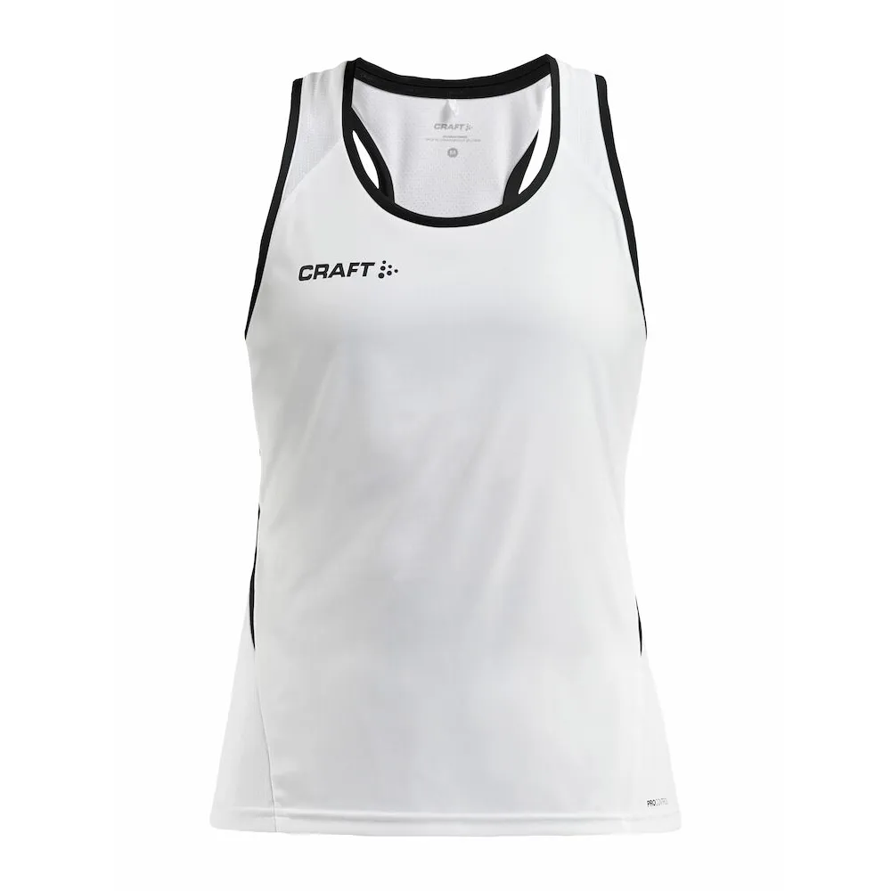 CRAFT PRO_Control_Impact_Singlet_W 1908235 900999 WHITE-BLACK