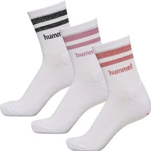 HUMMEL Damen_hmlRETRO_LUREX_3_PACK_SOCKS_MIX 219868 3492 MIX ASH ROSE/RENAISSANCE