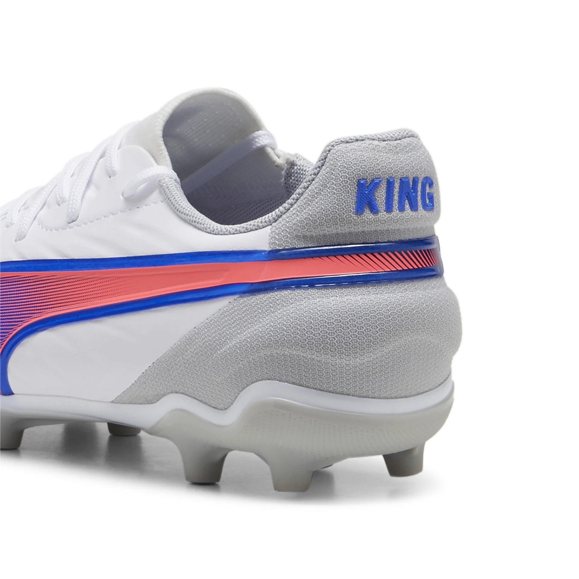 PUMA KING_MATCH_FG_AG_Jr 108048 002 PUMA White-Bluemazing-Flat