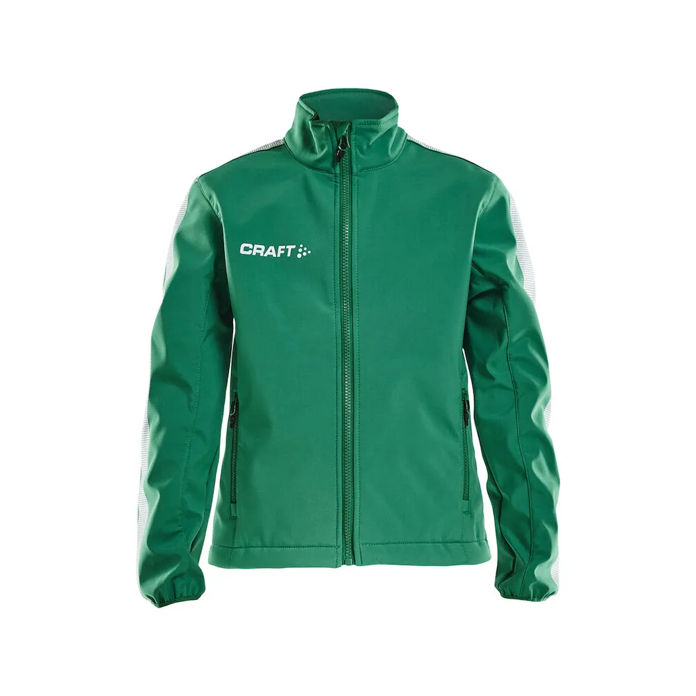 CRAFT Pro_Control_Softshell_Jacket_Jr 1906724 651000 TEAM GREEN