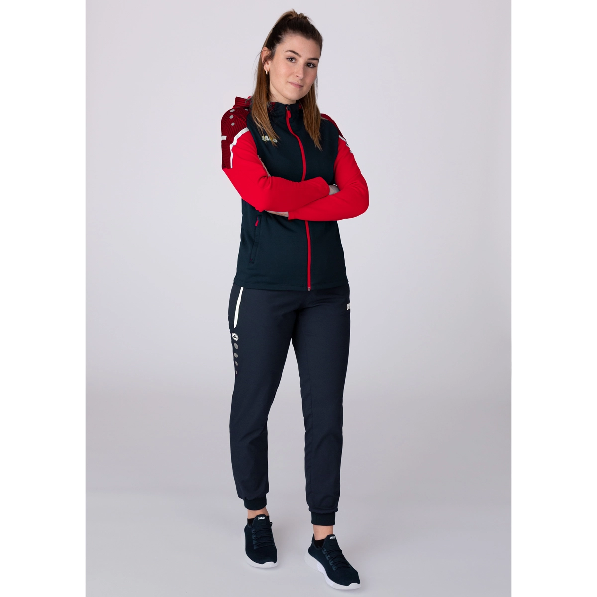 JAKO Kapuzenjacke_Performance 6822K 909 marine/rot