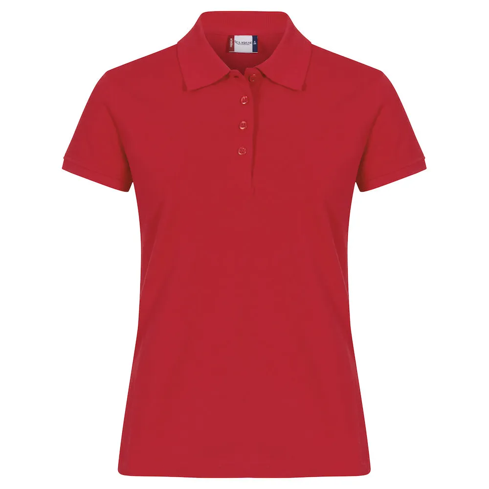 CLIQUE Heavy_Premium_Polo_Women 028261 35 Rot