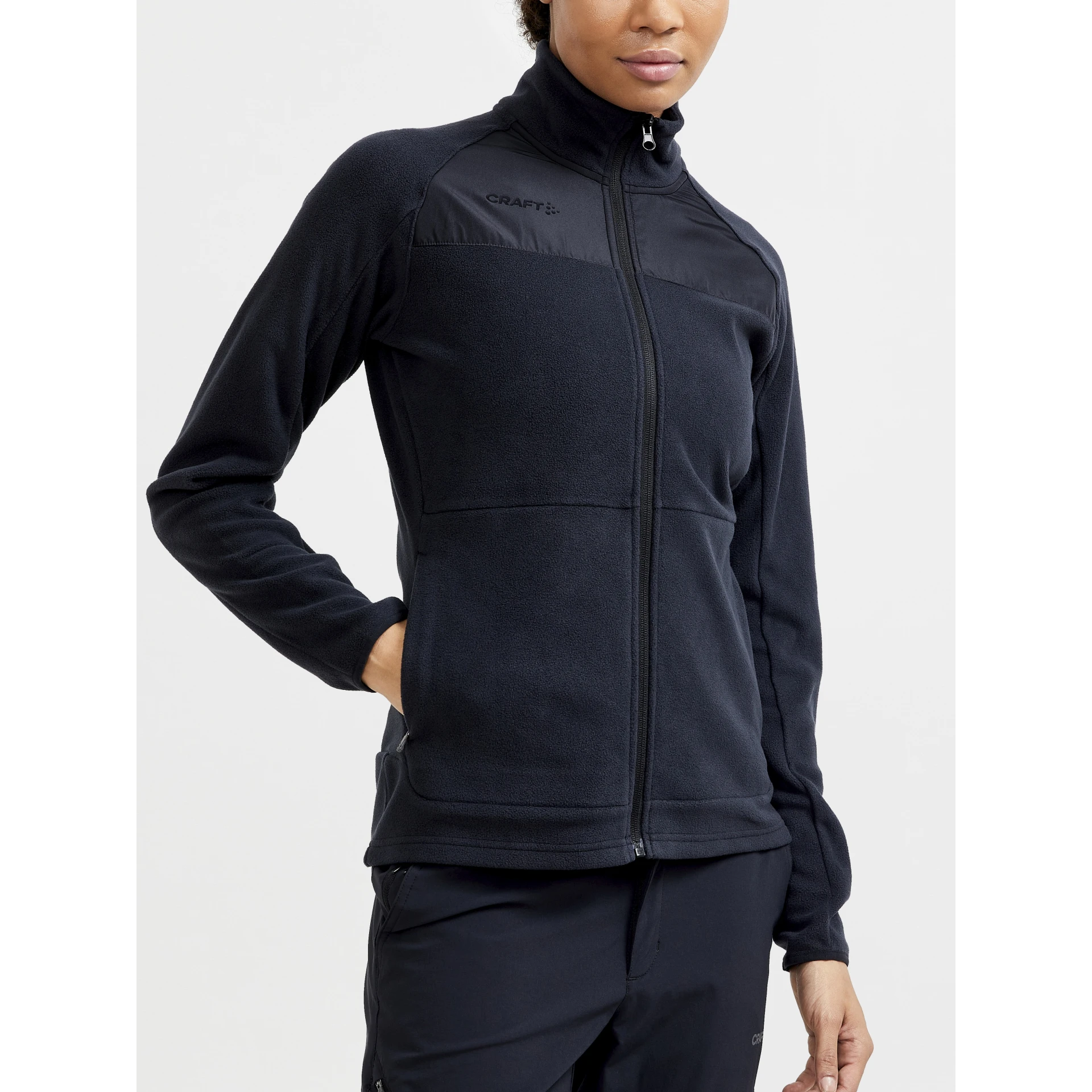 CRAFT ADV_Explore_Fleece_Midlayer_W 1910397 999985 BLACK-GRANITE