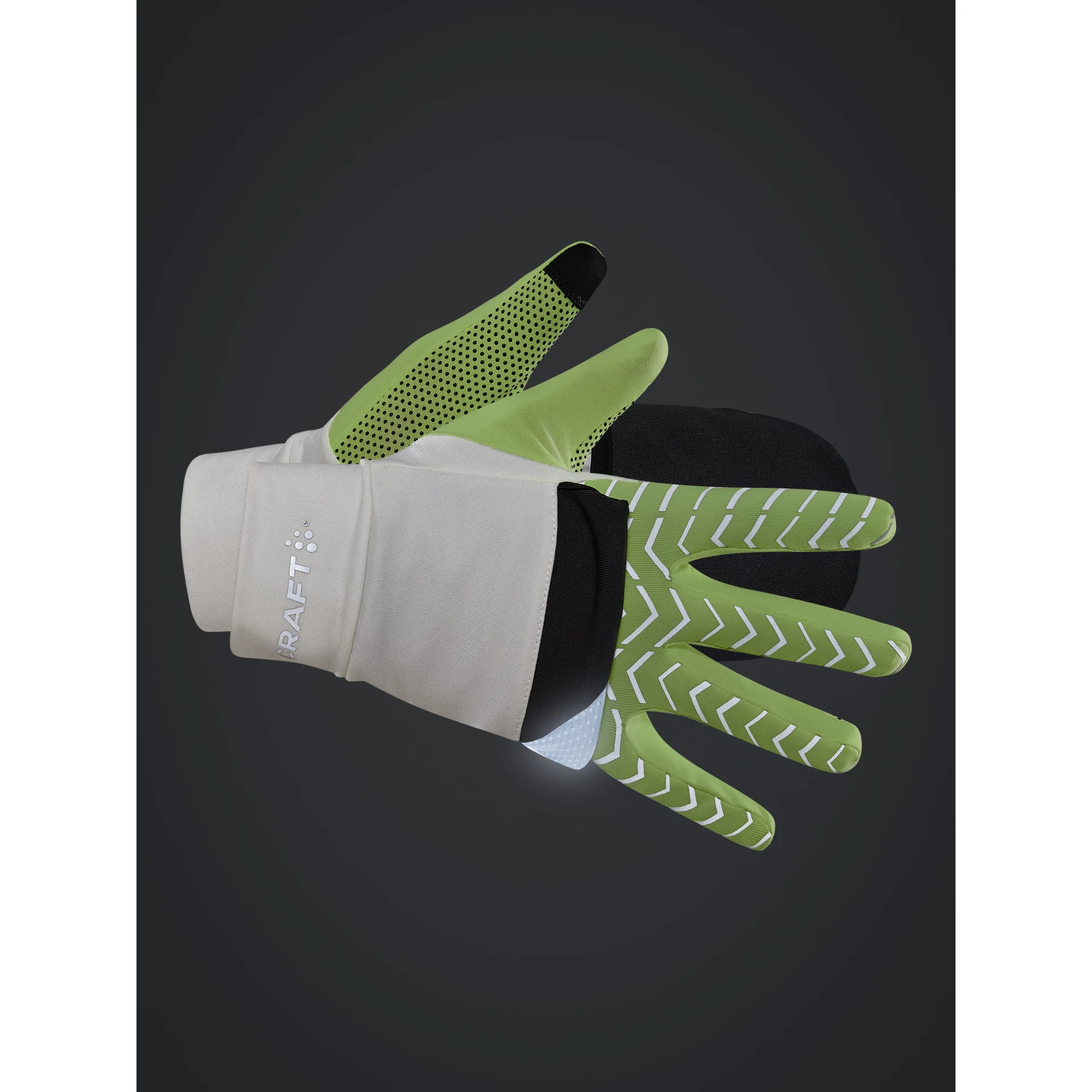 CRAFT ADV_Lumen_Fleece_Hybrid_Glove 1909836 895851 ASH WHITE-FLUMINO