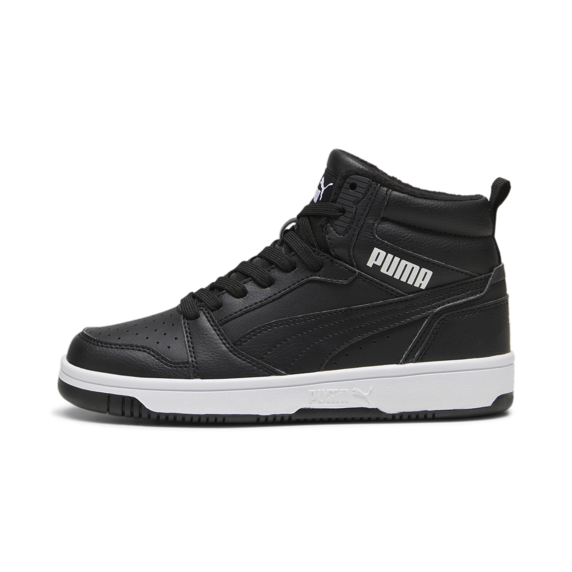 PUMA Puma_Rebound_V6_Mid_WTR_Jr 394685 001 PUMA Black-PUMA White