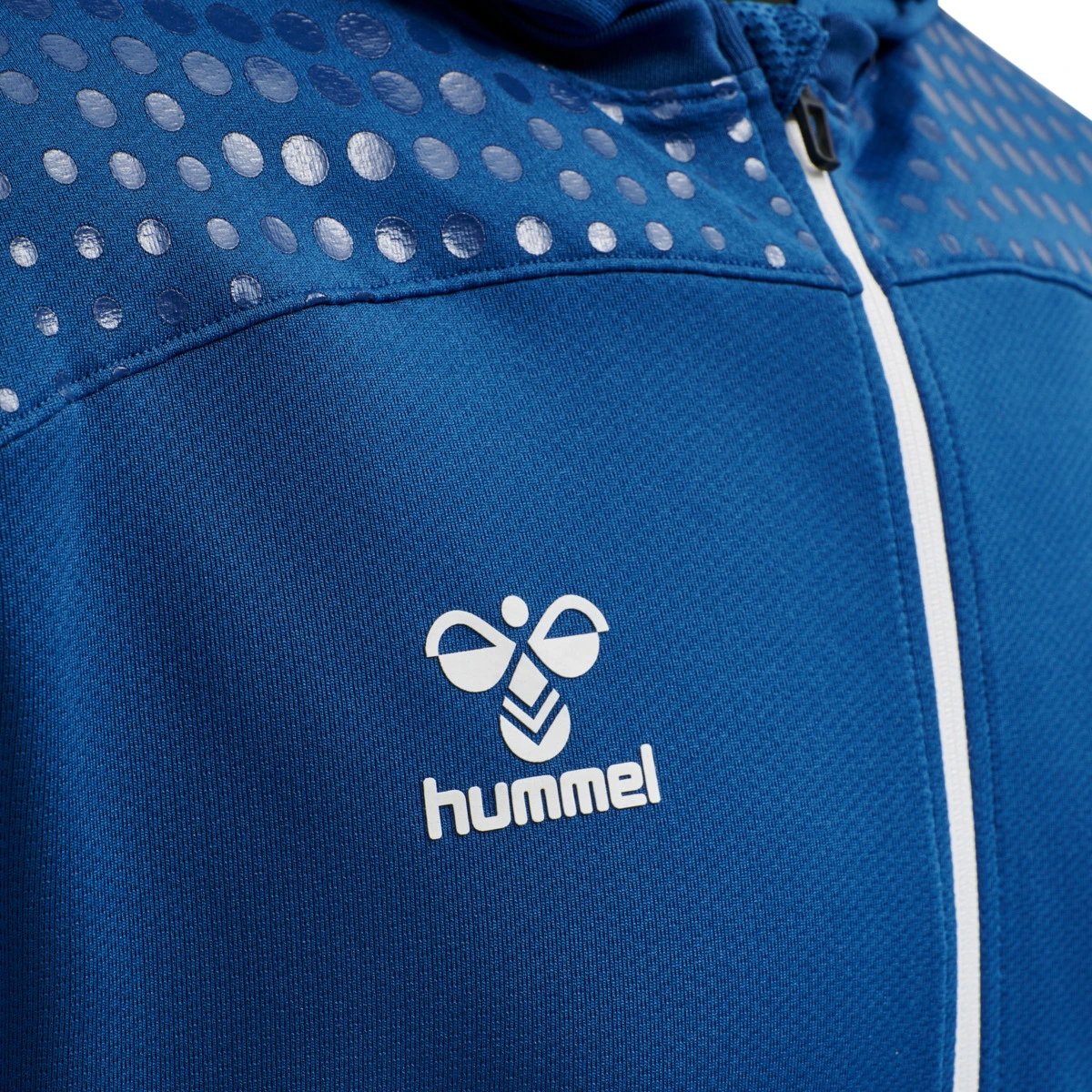 HUMMEL HUMMEL_Herren_Kapuzensweat_LEAD_ZIP_POLY_HOODIE 207411 7045 TRUE BLUE
