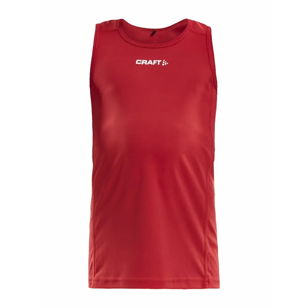CRAFT Rush_Singlet_Jr 1907369 430000 BRIGHT RED