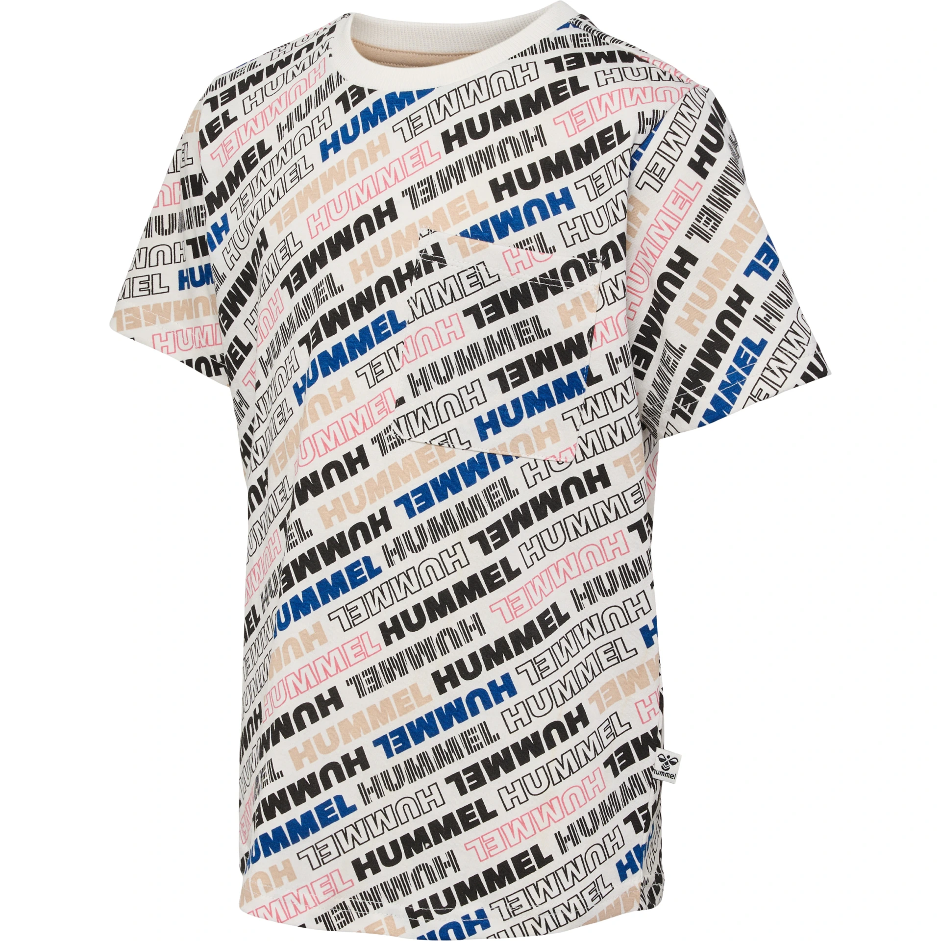 HUMMEL hmlCALEB_T_SHIRT_S_S___MARSHMALLOW___140 217623 9806 MARSHMALLOW