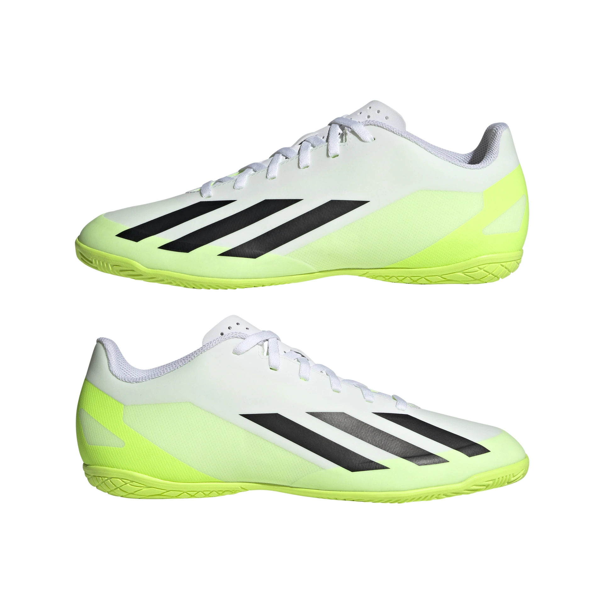 ADIDAS X_CRAZYFAST4_IN IE1586 000 FTWWHT/CBLACK/LUCLEM